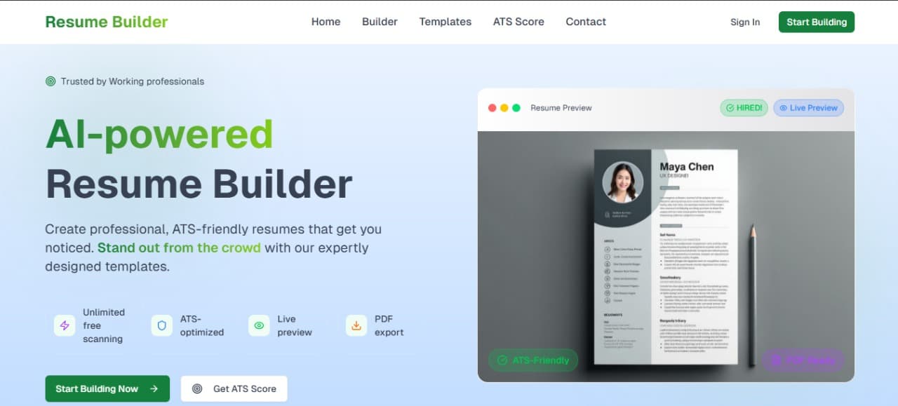 Resume Builder
