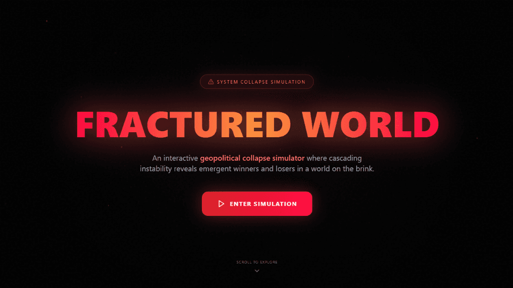 Fractured World - Geopolitical Simulator